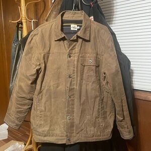 Flint and Tinder Waxed Trucker (Men’s Size L, Havana Color, Flannel-lined)